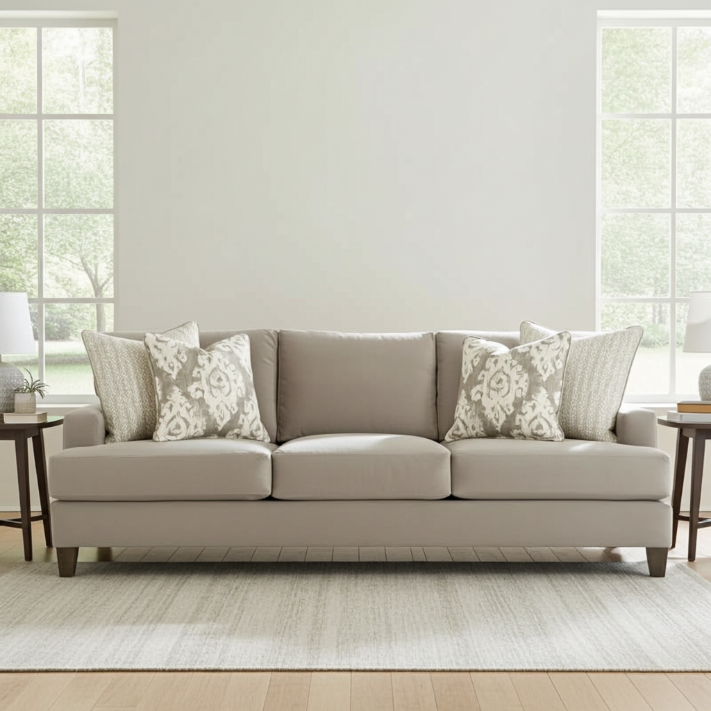 Mila Fabric Sofa - Grey